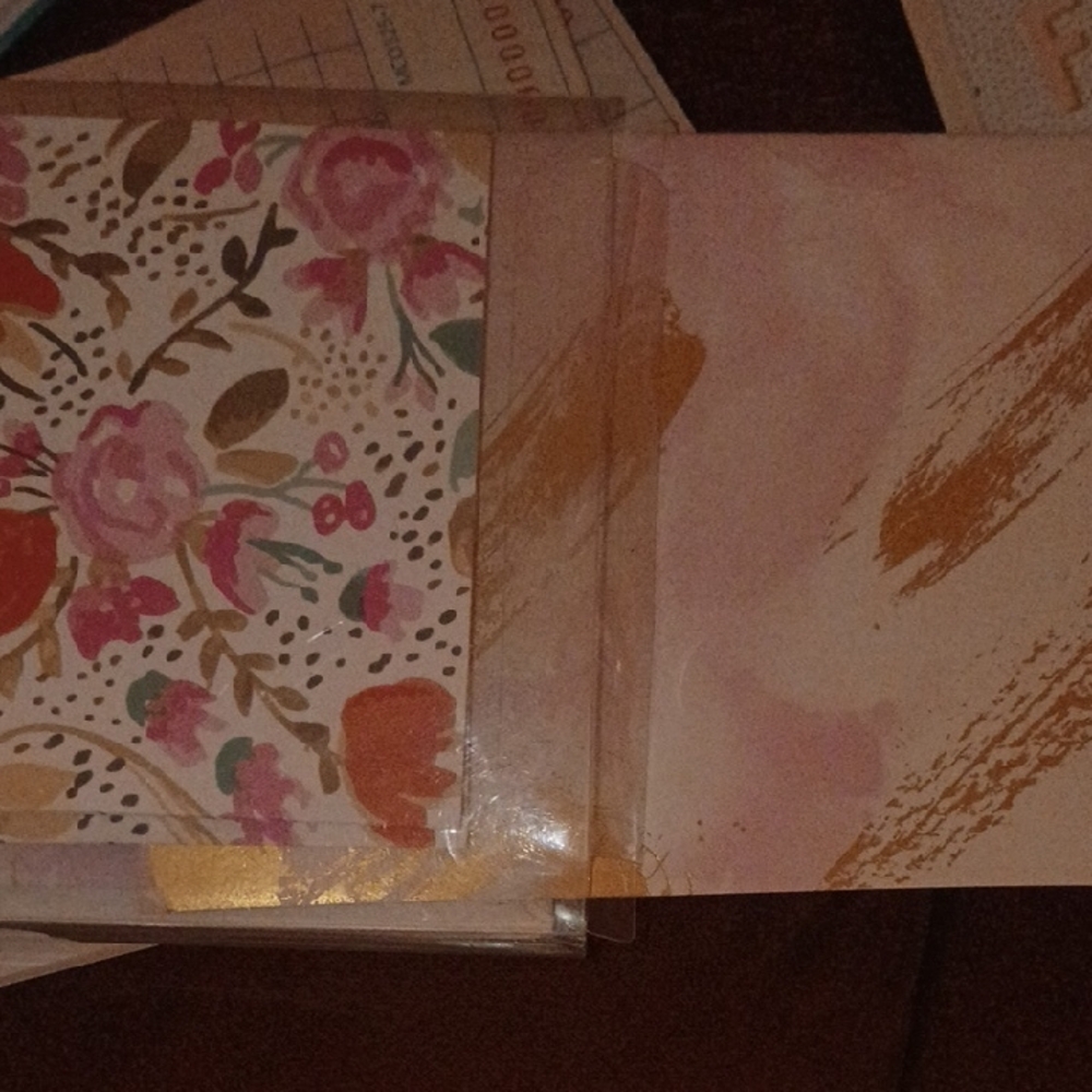 Floral and Abstract Patterned Paper Set